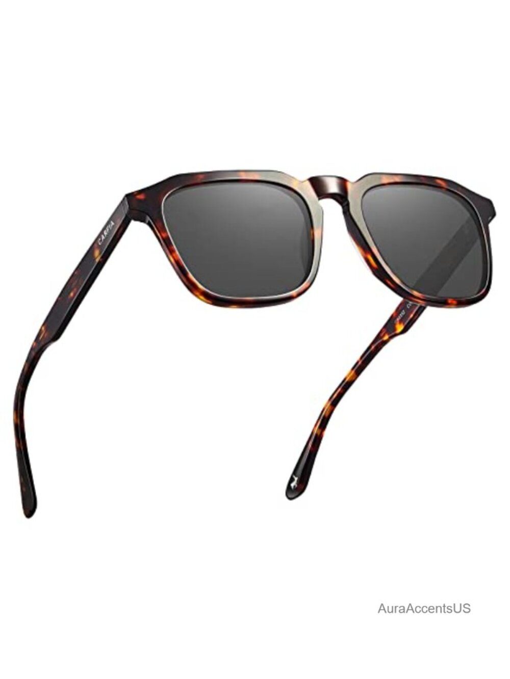 Polarized Retro Sunglasses UV400 Square Acetate Frame Fishing Driving